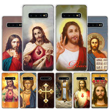 Jesus Christ God bless You Cover Phone Case For Samsung Galaxy S10 Plus S20 FE S21 S22 Ultra S10E S9 S8 + S7 Edge J4 Housing 2024 - buy cheap