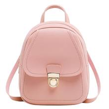 Модный женский мини-рюкзак, Сумки из искусственной кожи для девочек, школьные сумки, дорожная сумка на плечо, рюкзак 2024 - купить недорого