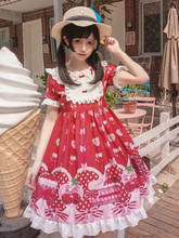Vestido lolita estilo japonês vintage, vestido princesa kawaii, novidade, verão, 2019, festa de chá, vestidos para festa 2024 - compre barato