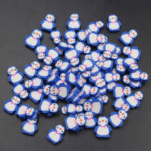 100g/Lot Blue Penguin Slices Polymer Clay Animal Sprinkles Soft Pottery for Toy Arts Decoration DIY Crafts Filler Accessories 2024 - buy cheap