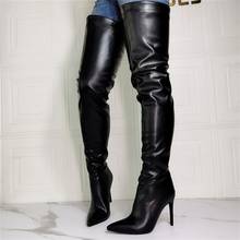 In Stock Sexy High Heels Thigh High Club Party Show Over the Knee Crotch Boots Shoes Woman Female Bota Botines Mujer Plus Size47 2024 - buy cheap