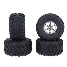 4Pcs/Set 1/10 Truck Tire Tyres Wheel for Traxxas HSP Tamiya HPI Kyosho RC Model Monster RC Car 2024 - buy cheap