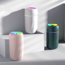 Portable Colorful Lamp Ultrasonic Aromatherapy Humidifier USB Car Air Purifier 300ML Aroma Diffuser Mist Sprayer Maker Fogger 2024 - buy cheap