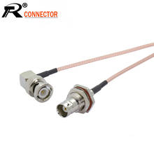 10pcs/lot BNC Female to Right Angle BNC Male Plug Connector RF Coaxial RG316 Cable BNC to BNC RF Coaxial Cable 15cm/50cm/100cm 2024 - buy cheap