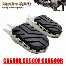 FOR Honda CB500X CB500F CBR500R Motorcycle Accessories Modified Parts Front Footpegs Foot Rest Peg Pedal 2024 - buy cheap