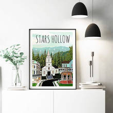 Posters And Prints Stars Hollow Poster Inspired By Gilmore Girls Canvas Painting Wall Art Picture For Living Room Home Decor 2024 - buy cheap