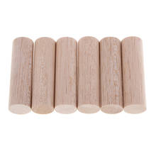 Unfinished Wood Rods Round Sticks Wooden Crafts Dowel DIY Modeling for Kids 2024 - buy cheap