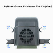 Ventilador usb portátil para carro, ventilação de ar condicionado, 3 velocidades, mini ventilador de assento de carro para acessórios 2024 - compre barato