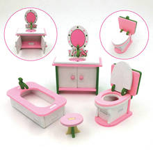 Doll House Miniature Home-going Toys Children's Wooden Building Block Toy Suite Individual Creative Kitchen Table 2024 - buy cheap