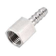 uxcell 1Pcs Stainless Steel Barb Hose Fitting Connector Adapter 8mm Barbed X M14 Female Pipe for air water fuel oil etc. 2024 - buy cheap
