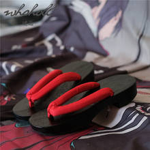 WHOHOLL-Zapatillas Geta para mujer, zapatos Kikyo Cos, zapatillas de interior, zuecos de madera japoneses, chanclas de verano para mujer 2024 - compra barato