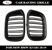 For G01 M Performance black kidney grille grill ABS Fits For BMW G01 X3  style Front Kidney Grills Mesh 1 Pair 2019-in Accessory 2024 - buy cheap