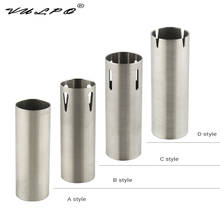 VULPO Horizontal All Thread Steel Cylinder For Airsoft AEG Ver.2/3 Gearbox 2024 - buy cheap