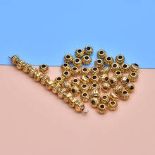 100 pçs/lote de ouro do vintage 4*5mm forma lanterna encantos pingentes apto pulseira colar artesanal jóias fazendo acessórios 24194 2024 - compre barato