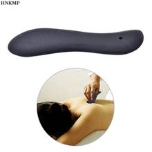 Piedra Bian Natural negra, placa Gua Sha, terapia de raspado de masaje, herramienta de salud, cosméticos para el cuerpo y la cara, 1 unidad 2024 - compra barato