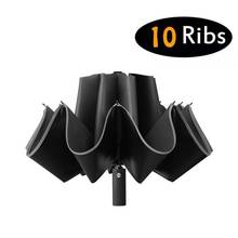 Automatic Umbrella Reverse Folding Business Umbrella With Reflective Strips Umbrellas Rain For Men Women Windproof Male Parasol 2024 - buy cheap