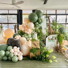 DIY Sage Retro Green Balloons Garland Arch Kit Wedding Decoration Doubled Blush Nude Color Balloon DIY Forest Party Decorations 2024 - buy cheap