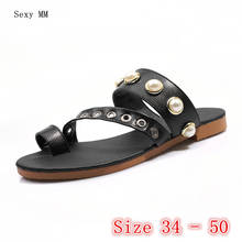 Summer Shoes Slides Women Flat Sandals Woman Shoes Flip Flops Slippers Sandals Plus Size 34 - 40 41 42 43 44 45 46 47 48 49 50 2024 - buy cheap