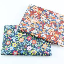 160cm*50cm Pastoral small floral fabric cotton twill printed cotton fabric handmade DIY bedding home wear pajamas fabric 2024 - buy cheap