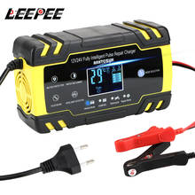 Full Automatic Car Battery Charger Pulse Repair 12V-24V 8A Digital LCD Display Wet Dry Lead Acid Battery-chargers Power Charging 2024 - buy cheap