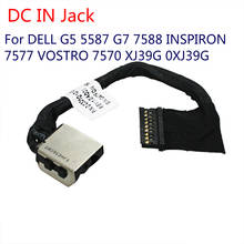 1 шт. DC IN Jack для DELL G5 5587 G7 7588 INSPIRON 7577 VOSTRO 7570 XJ39G 0XJ39G 2024 - купить недорого