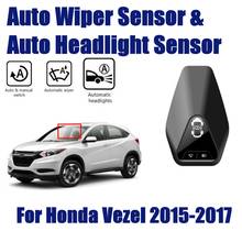 Limpador de chuva automático e sensor de farol, acessório automotivo, sistema inteligente de assistente de condução, para honda vezel 2015 a 2017 2024 - compre barato