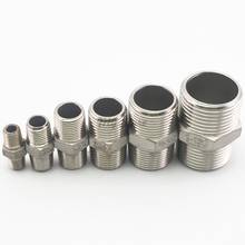 2"Male*Male Hex Nipple M/M Stainless Steel SS304 Male Threaded Nipples Pipe Fittings 58mm Length 2024 - buy cheap