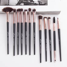 Anmor Makeup Brushes Set 12Pcs Make up Brush Eye Shadow  Eyeliner Eyelash Eyebrow Professional Eyeshadow Foundation Brush Tool 2024 - buy cheap