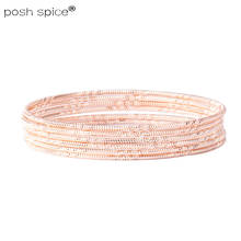 Rose gold bracelet women's clothing accessories Copper Bangles fashion jewelry Valentine's Day wholesal 2024 - buy cheap