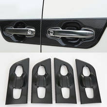 For TOYOTA Alphard 2015-2021 8PCS Carbon Fiber ABS Car Side Door Handle Bowl Cover Trim Moldings Car Styling Accessories 2024 - buy cheap