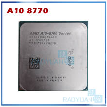 AMD A10-Series A10 8700 Series A10-8700 A10 8770 3,5 ГГц четырехъядерный процессор 65 Вт AD877BAGM44AB разъем AM4 2024 - купить недорого