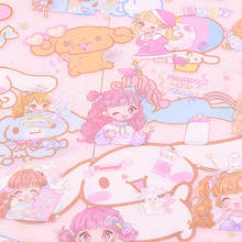 Cute Cartoon Decor Stickers Scrapbooking Stick Label Diary Album Stickers Kawaii Stationery Kids Gift 2024 - buy cheap