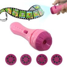 Игрушка-проектор с фонариком для сна, постельное белье, игрушка для раннего развития, слайд с животными для младенцев, детей, детей 2024 - купить недорого