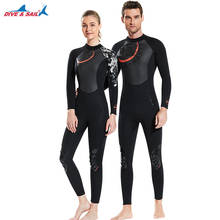 Dive&Sail 3 MM Neoprene Wetsuit Color Stitching Surf High Elasticity Diving Suit Equipment Jellyfish Clothing Keep Long Sleeved 2024 - buy cheap