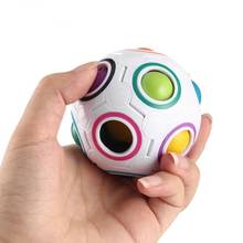 1pcs Rainbow Ball Fun Magic Cube Puzzle Education Toy Stress Reliever Toys For Adult Kids Child Gifts 2024 - buy cheap