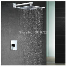 Vidric Factory Direct современный квадратный стиль водосберегающая 10-дюймовая душевая головка система для ванной комнаты баланс давления настенный душ 2024 - купить недорого
