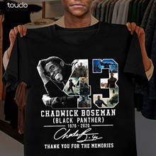 Men'S T-Shirt RIP Panther Chadwick Boseman Wakanda forever thank you for memories shirt 2024 - buy cheap