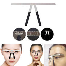 3 Point Permanent Eyebrow Stencil Microblading Measure Makeup Tattoo Ruler Tools Easy To Use Beauty Accessories 2024 - buy cheap