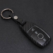 Car Protect Skin key case bag cover Remote 3 Button For Mercedes Benz AMG 2017 W205 C200 C180 C260 C300 E300 E200 E260 key Ring 2024 - buy cheap