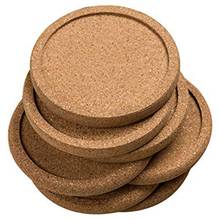 12Pcs/Lot Plain Round Cork Coasters Set Coffee Cup Mat Drink Tea Pad Placemats Wine Table Mats Decor Officekitchen Accessories 2024 - buy cheap