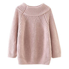 JAYCOSIN Women's Sweater Fashion Warm Winter Sweater solid pullover women Casual Autumn sweaters slash neck loose ladies blouse 2024 - buy cheap