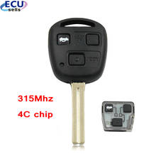 3 Buttons Remote Smart Car Key 315MHz With 4C Chip for Lexus IS200 GS300 LS400 RX300 2024 - buy cheap