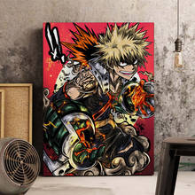 Anime My Hero Academia Wall Art Poster Nordic Picture Canvas Bakugou Katsuki Boy Room Bedroom Home Decor Painting No Framed 2024 - buy cheap