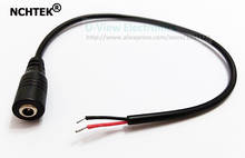 NCHTEK-Cable de enchufe hembra para cargador de corriente, convertidor de alimentación DC 3,5x1,35mm hembra, 3,5/1,35mm, envío gratuito por DHL, 200 piezas 2024 - compra barato