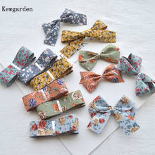 Kewgarden 1" 25mm Floral Fabric Ribbons DIY Hair Bow Tie Brooch Accessories Handmade Tape Flower Webbing 10 Meters 2024 - buy cheap