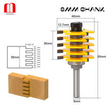Caja ajustable de vástago de 8mm, enrutador de junta de dedo, broca para trabajar la madera, herramientas de corte 2024 - compra barato
