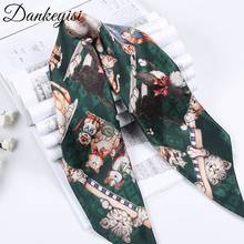 DANKEYISI Brand Pure Silk Scarf Women Square Twill Silk Scarves Female Fashion Lady 100% Silk Women Neck Scarf Foulard 2024 - buy cheap