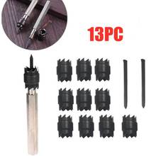 13PC/set  3/8 "Double Sided Rotary High Speed Steel Remover Point  Spot Drill  Weld Cutter Drill Bits Cut Welds Kit 2024 - buy cheap