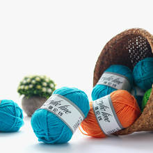 Hilo de lana de algodón multicolor para tejer a mano, suministros de artesanía para ropa, manta, bufanda 2024 - compra barato