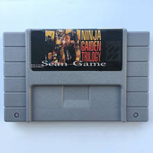 Alta qualidade ninja gaiden trilogia jogo cartucho de memória cartão para consoles 16 bits NTSC-US versão 2024 - compre barato